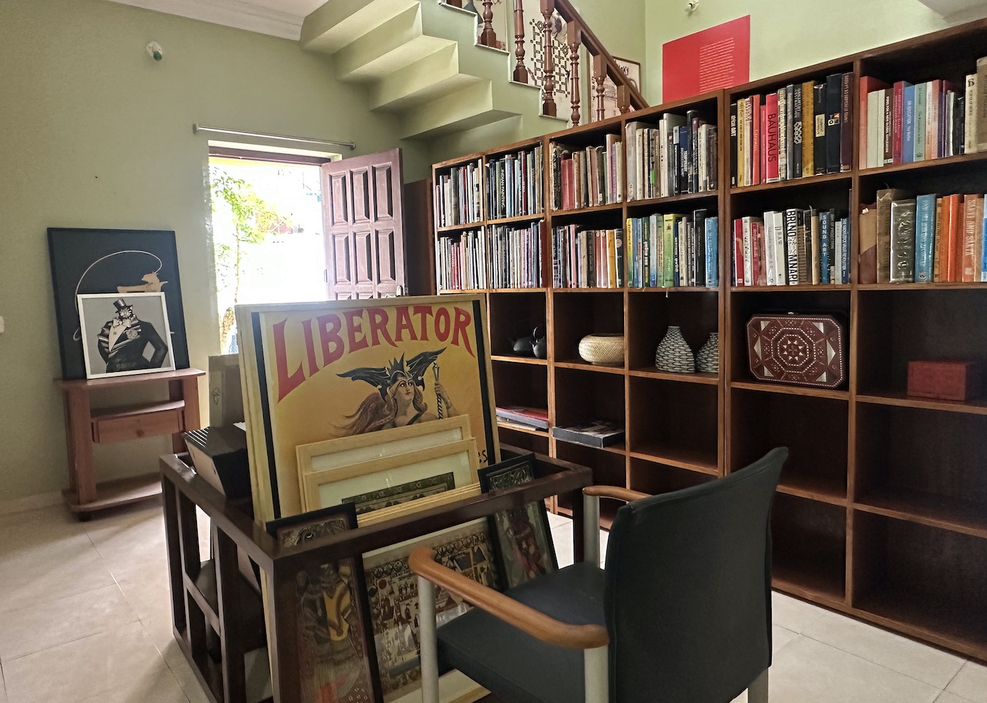 Art Gallery and Book Shop interior